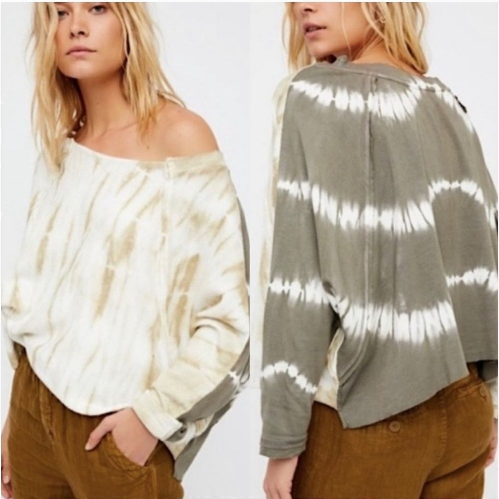 Free People Cropped Oversized Sweater  Size XS
